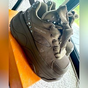 Brand new, Naked Wolfe Fantasy Taupe platform sneakers! Never been used!